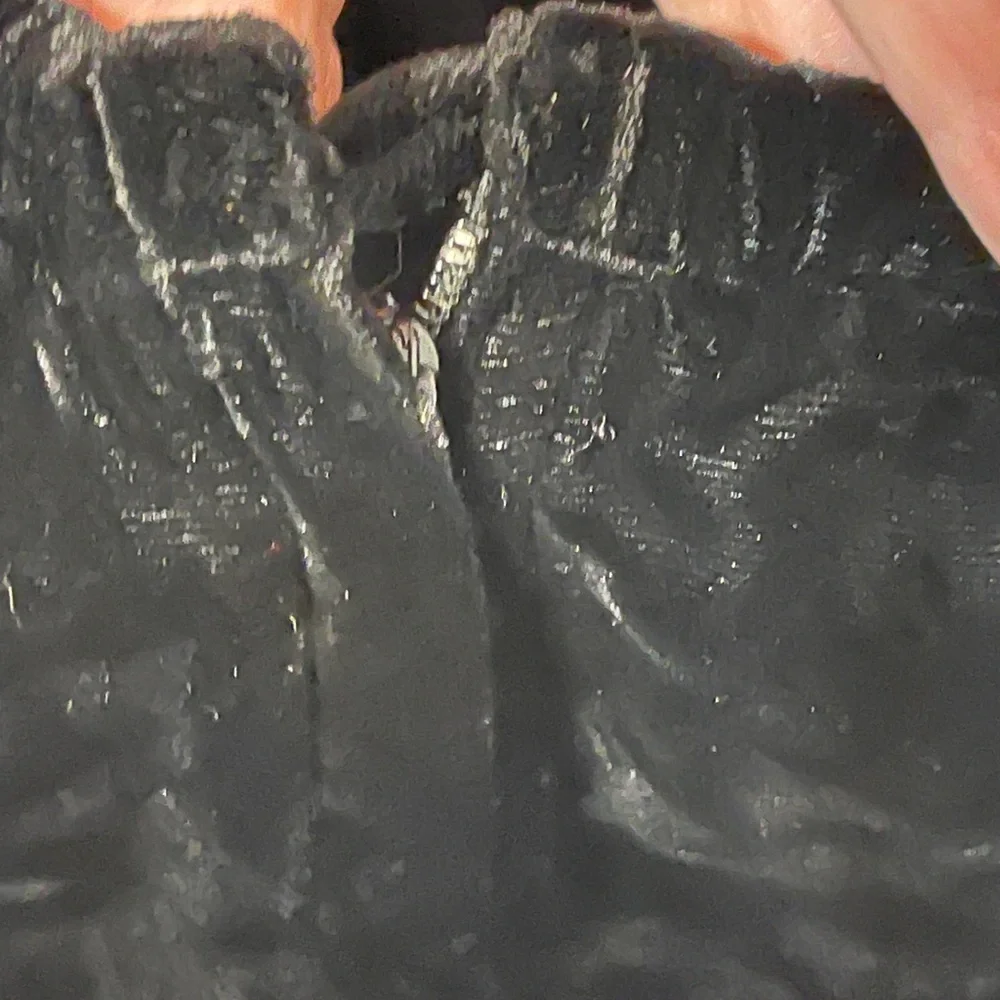 Black Velvet Women’s Skirt - Classic Elegant Style Lace Trim Medium